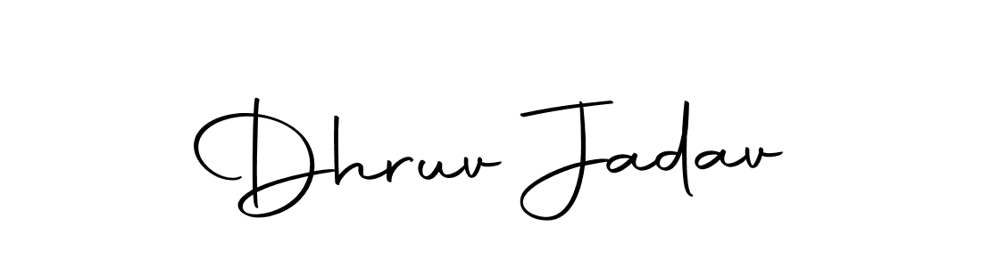 How to make Dhruv Jadav signature? Autography-DOLnW is a professional autograph style. Create handwritten signature for Dhruv Jadav name. Dhruv Jadav signature style 10 images and pictures png