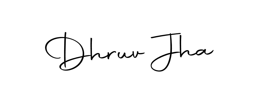 Dhruv Jha stylish signature style. Best Handwritten Sign (Autography-DOLnW) for my name. Handwritten Signature Collection Ideas for my name Dhruv Jha. Dhruv Jha signature style 10 images and pictures png