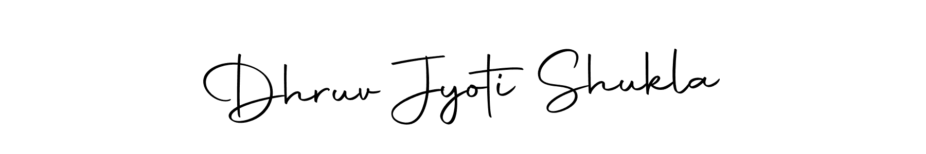 How to make Dhruv Jyoti Shukla signature? Autography-DOLnW is a professional autograph style. Create handwritten signature for Dhruv Jyoti Shukla name. Dhruv Jyoti Shukla signature style 10 images and pictures png