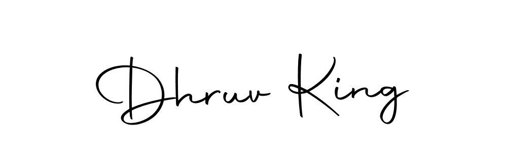 How to make Dhruv King signature? Autography-DOLnW is a professional autograph style. Create handwritten signature for Dhruv King name. Dhruv King signature style 10 images and pictures png