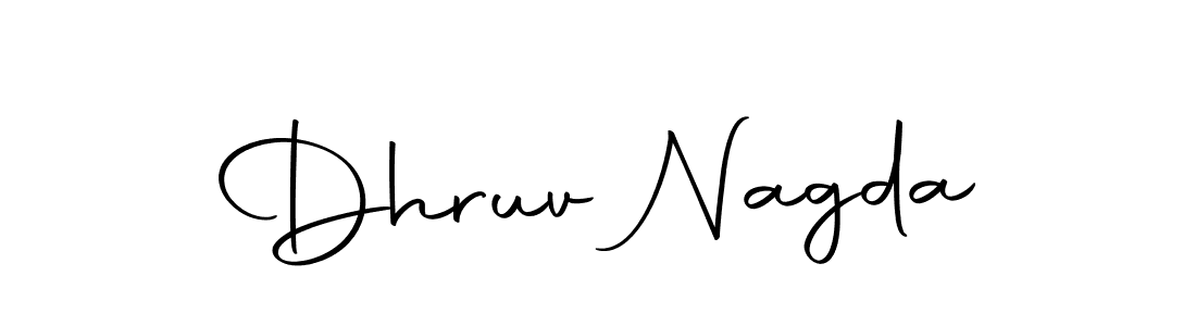 Make a beautiful signature design for name Dhruv Nagda. Use this online signature maker to create a handwritten signature for free. Dhruv Nagda signature style 10 images and pictures png
