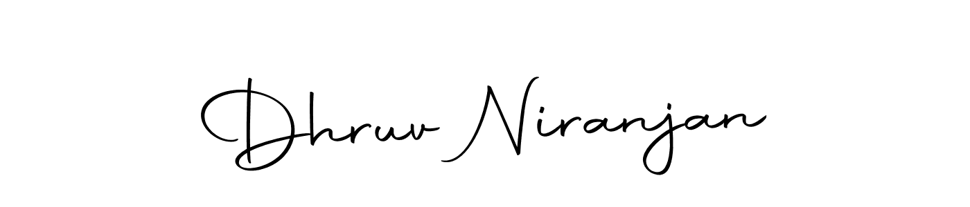 Design your own signature with our free online signature maker. With this signature software, you can create a handwritten (Autography-DOLnW) signature for name Dhruv Niranjan. Dhruv Niranjan signature style 10 images and pictures png