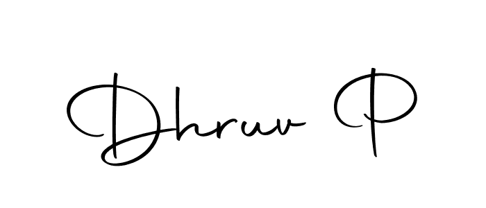 Also we have Dhruv P name is the best signature style. Create professional handwritten signature collection using Autography-DOLnW autograph style. Dhruv P signature style 10 images and pictures png