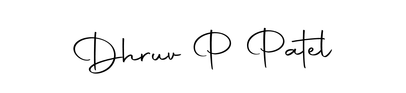 Similarly Autography-DOLnW is the best handwritten signature design. Signature creator online .You can use it as an online autograph creator for name Dhruv P Patel. Dhruv P Patel signature style 10 images and pictures png