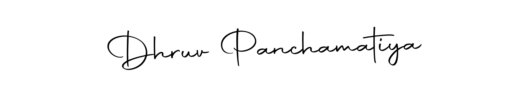 Make a beautiful signature design for name Dhruv Panchamatiya. With this signature (Autography-DOLnW) style, you can create a handwritten signature for free. Dhruv Panchamatiya signature style 10 images and pictures png