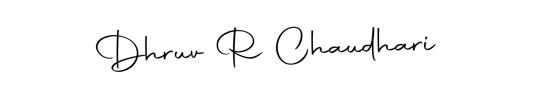How to make Dhruv R Chaudhari signature? Autography-DOLnW is a professional autograph style. Create handwritten signature for Dhruv R Chaudhari name. Dhruv R Chaudhari signature style 10 images and pictures png