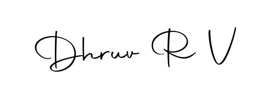 It looks lik you need a new signature style for name Dhruv R V. Design unique handwritten (Autography-DOLnW) signature with our free signature maker in just a few clicks. Dhruv R V signature style 10 images and pictures png