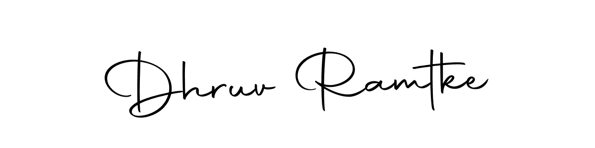 Similarly Autography-DOLnW is the best handwritten signature design. Signature creator online .You can use it as an online autograph creator for name Dhruv Ramtke. Dhruv Ramtke signature style 10 images and pictures png