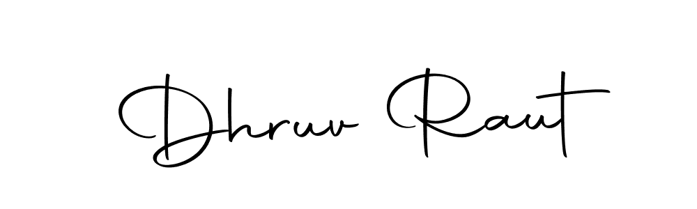 Here are the top 10 professional signature styles for the name Dhruv Raut. These are the best autograph styles you can use for your name. Dhruv Raut signature style 10 images and pictures png