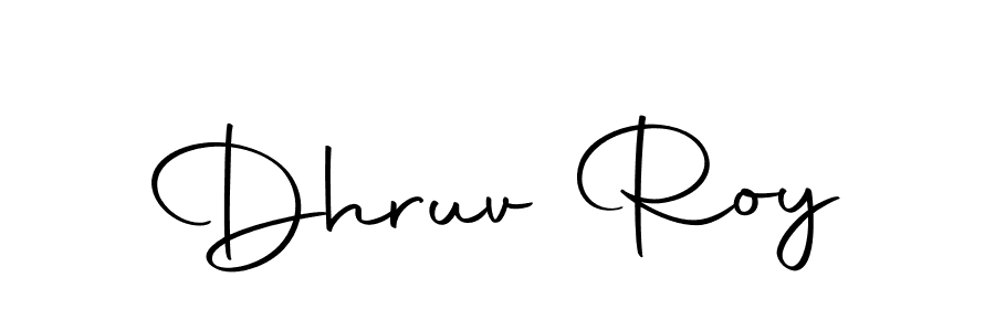 Design your own signature with our free online signature maker. With this signature software, you can create a handwritten (Autography-DOLnW) signature for name Dhruv Roy. Dhruv Roy signature style 10 images and pictures png