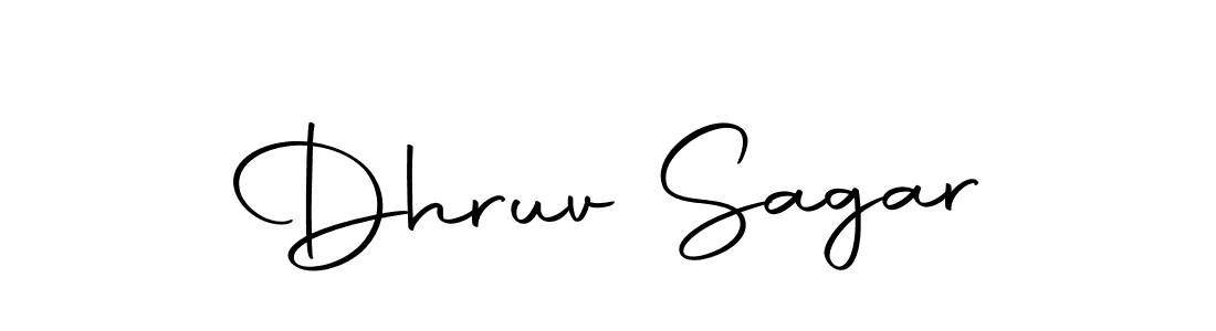 Autography-DOLnW is a professional signature style that is perfect for those who want to add a touch of class to their signature. It is also a great choice for those who want to make their signature more unique. Get Dhruv Sagar name to fancy signature for free. Dhruv Sagar signature style 10 images and pictures png