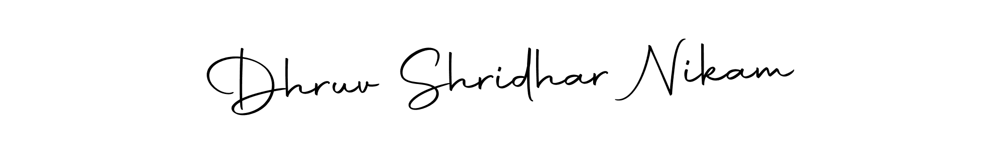 How to make Dhruv Shridhar Nikam signature? Autography-DOLnW is a professional autograph style. Create handwritten signature for Dhruv Shridhar Nikam name. Dhruv Shridhar Nikam signature style 10 images and pictures png