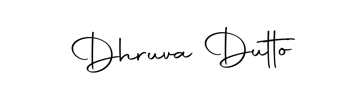 The best way (Autography-DOLnW) to make a short signature is to pick only two or three words in your name. The name Dhruva Dutto include a total of six letters. For converting this name. Dhruva Dutto signature style 10 images and pictures png