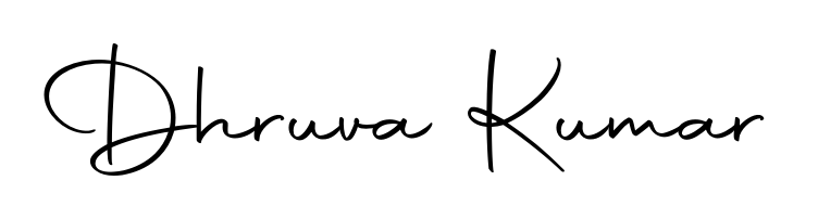 Practice writing Dhruva Kumar with the flow of Autography-DOLnW lettering. A fantastic source of inspiration for developing your personal signature style. Dhruva Kumar signature style 10 images and pictures png