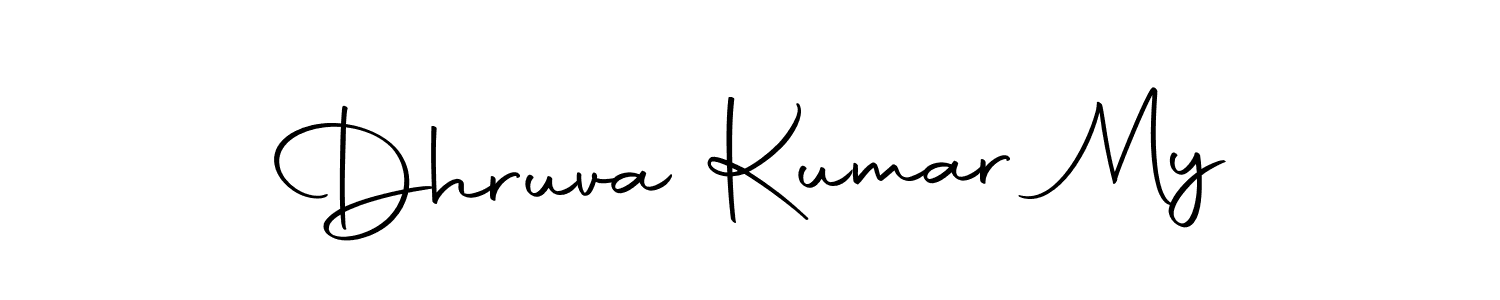 Design your own signature with our free online signature maker. With this signature software, you can create a handwritten (Autography-DOLnW) signature for name Dhruva Kumar My. Dhruva Kumar My signature style 10 images and pictures png