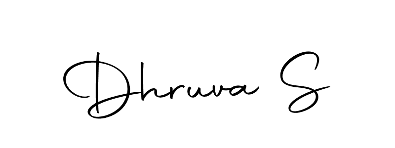 Design your own signature with our free online signature maker. With this signature software, you can create a handwritten (Autography-DOLnW) signature for name Dhruva S. Dhruva S signature style 10 images and pictures png