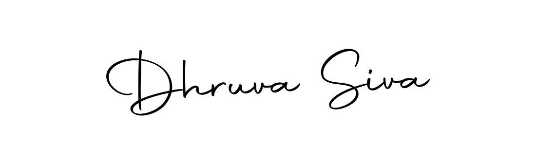 Make a beautiful signature design for name Dhruva Siva. With this signature (Autography-DOLnW) style, you can create a handwritten signature for free. Dhruva Siva signature style 10 images and pictures png