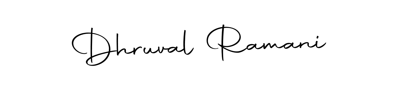 Make a beautiful signature design for name Dhruval Ramani. With this signature (Autography-DOLnW) style, you can create a handwritten signature for free. Dhruval Ramani signature style 10 images and pictures png