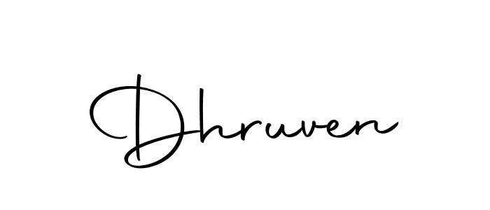 You can use this online signature creator to create a handwritten signature for the name Dhruven. This is the best online autograph maker. Dhruven signature style 10 images and pictures png