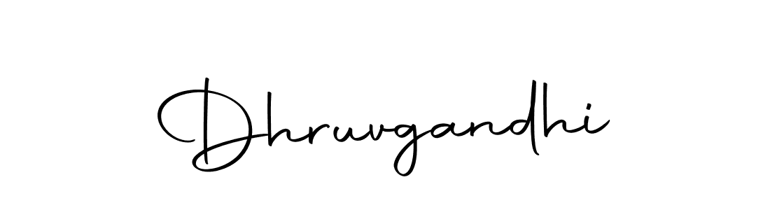 Create a beautiful signature design for name Dhruvgandhi. With this signature (Autography-DOLnW) fonts, you can make a handwritten signature for free. Dhruvgandhi signature style 10 images and pictures png