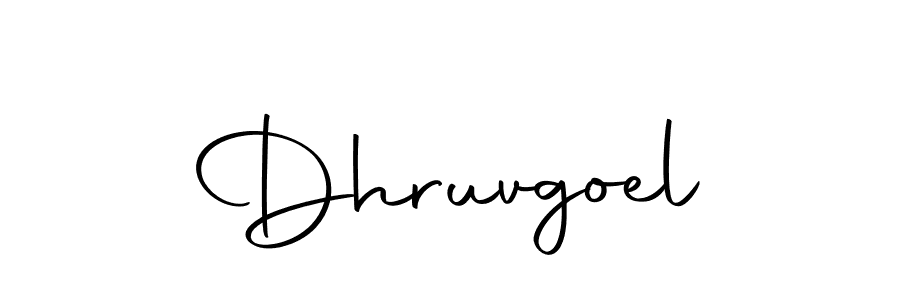 Create a beautiful signature design for name Dhruvgoel. With this signature (Autography-DOLnW) fonts, you can make a handwritten signature for free. Dhruvgoel signature style 10 images and pictures png