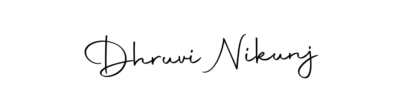 Similarly Autography-DOLnW is the best handwritten signature design. Signature creator online .You can use it as an online autograph creator for name Dhruvi Nikunj. Dhruvi Nikunj signature style 10 images and pictures png