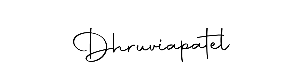 The best way (Autography-DOLnW) to make a short signature is to pick only two or three words in your name. The name Dhruviapatel include a total of six letters. For converting this name. Dhruviapatel signature style 10 images and pictures png