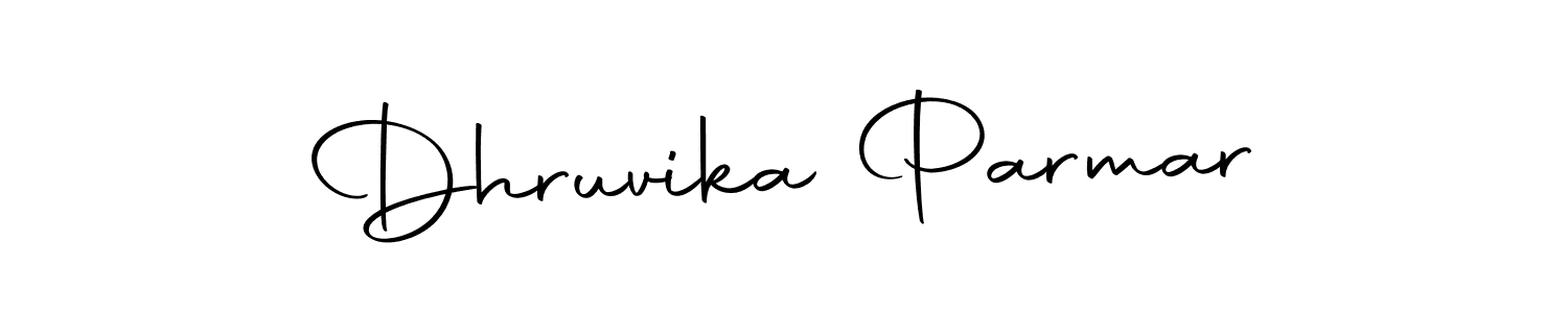 Dhruvika Parmar stylish signature style. Best Handwritten Sign (Autography-DOLnW) for my name. Handwritten Signature Collection Ideas for my name Dhruvika Parmar. Dhruvika Parmar signature style 10 images and pictures png