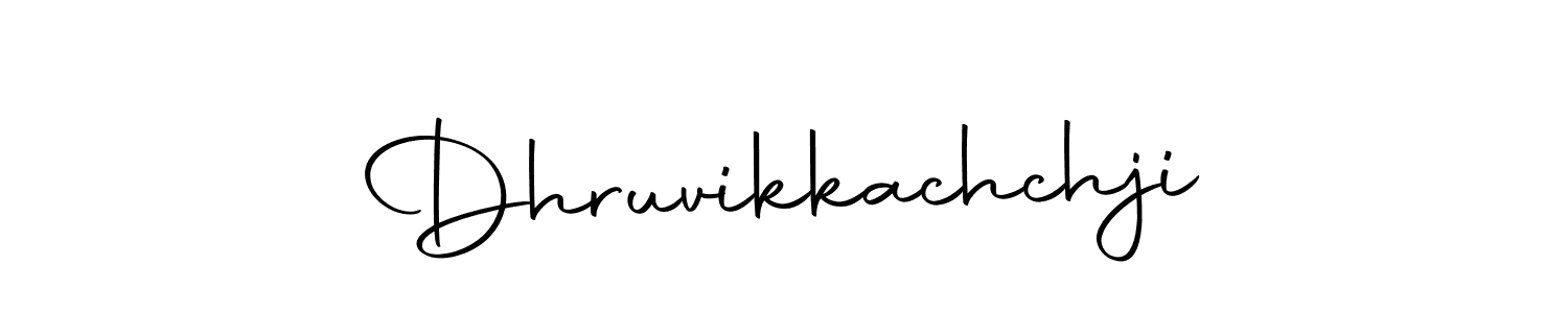 Create a beautiful signature design for name Dhruvikkachchji. With this signature (Autography-DOLnW) fonts, you can make a handwritten signature for free. Dhruvikkachchji signature style 10 images and pictures png