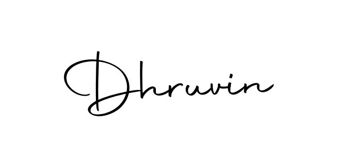 How to make Dhruvin signature? Autography-DOLnW is a professional autograph style. Create handwritten signature for Dhruvin name. Dhruvin signature style 10 images and pictures png
