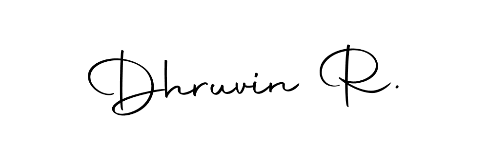 You can use this online signature creator to create a handwritten signature for the name Dhruvin R.. This is the best online autograph maker. Dhruvin R. signature style 10 images and pictures png
