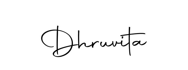 How to make Dhruvita signature? Autography-DOLnW is a professional autograph style. Create handwritten signature for Dhruvita name. Dhruvita signature style 10 images and pictures png