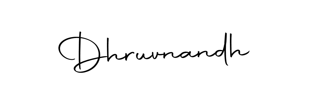 Create a beautiful signature design for name Dhruvnandh. With this signature (Autography-DOLnW) fonts, you can make a handwritten signature for free. Dhruvnandh signature style 10 images and pictures png