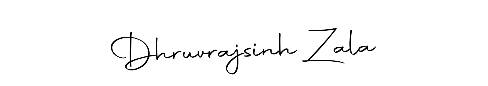 Use a signature maker to create a handwritten signature online. With this signature software, you can design (Autography-DOLnW) your own signature for name Dhruvrajsinh Zala. Dhruvrajsinh Zala signature style 10 images and pictures png