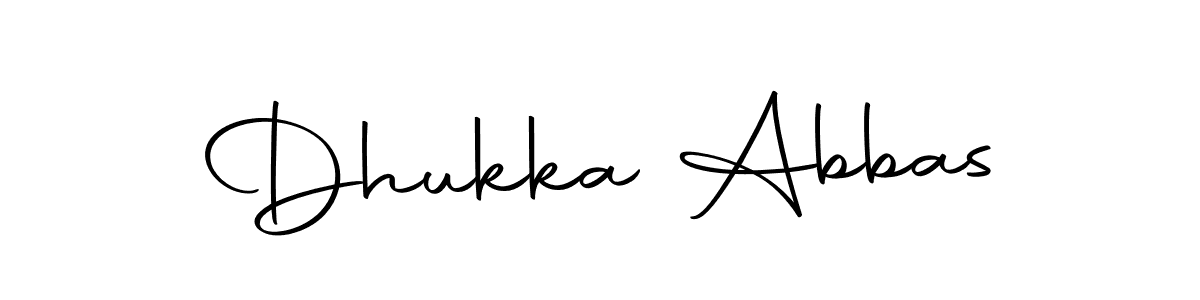 Make a beautiful signature design for name Dhukka Abbas. With this signature (Autography-DOLnW) style, you can create a handwritten signature for free. Dhukka Abbas signature style 10 images and pictures png