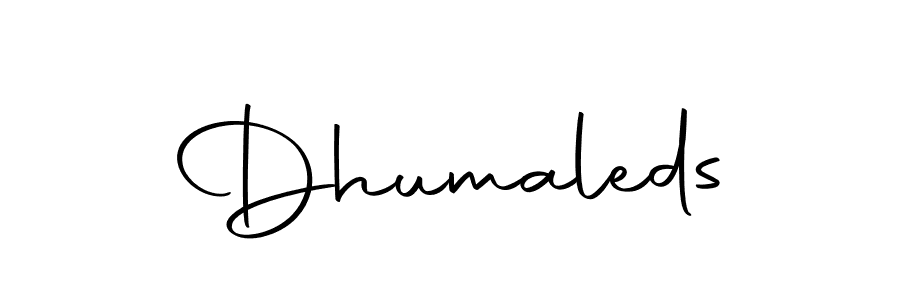 Make a beautiful signature design for name Dhumaleds. With this signature (Autography-DOLnW) style, you can create a handwritten signature for free. Dhumaleds signature style 10 images and pictures png