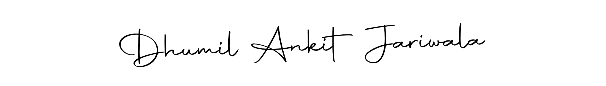 Dhumil Ankit Jariwala stylish signature style. Best Handwritten Sign (Autography-DOLnW) for my name. Handwritten Signature Collection Ideas for my name Dhumil Ankit Jariwala. Dhumil Ankit Jariwala signature style 10 images and pictures png