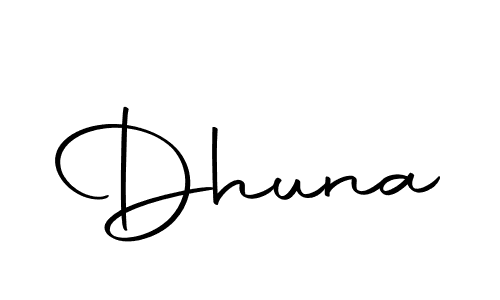 You should practise on your own different ways (Autography-DOLnW) to write your name (Dhuna) in signature. don't let someone else do it for you. Dhuna signature style 10 images and pictures png