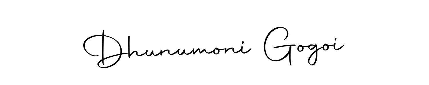 How to make Dhunumoni Gogoi signature? Autography-DOLnW is a professional autograph style. Create handwritten signature for Dhunumoni Gogoi name. Dhunumoni Gogoi signature style 10 images and pictures png