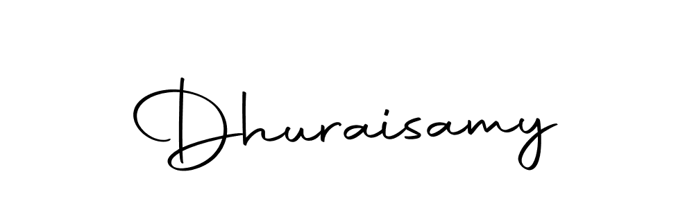 Design your own signature with our free online signature maker. With this signature software, you can create a handwritten (Autography-DOLnW) signature for name Dhuraisamy. Dhuraisamy signature style 10 images and pictures png