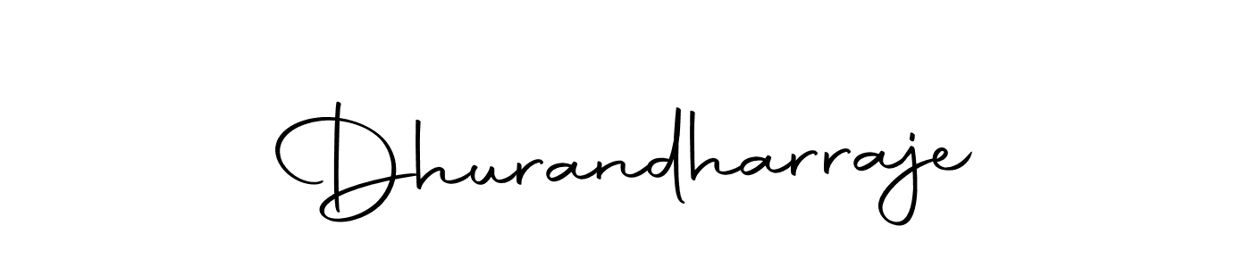 Use a signature maker to create a handwritten signature online. With this signature software, you can design (Autography-DOLnW) your own signature for name Dhurandharraje. Dhurandharraje signature style 10 images and pictures png