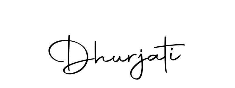 Make a beautiful signature design for name Dhurjati. With this signature (Autography-DOLnW) style, you can create a handwritten signature for free. Dhurjati signature style 10 images and pictures png