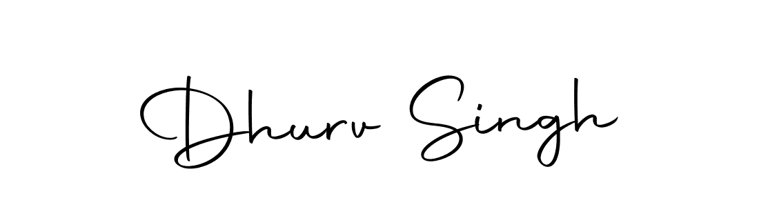 Design your own signature with our free online signature maker. With this signature software, you can create a handwritten (Autography-DOLnW) signature for name Dhurv Singh. Dhurv Singh signature style 10 images and pictures png