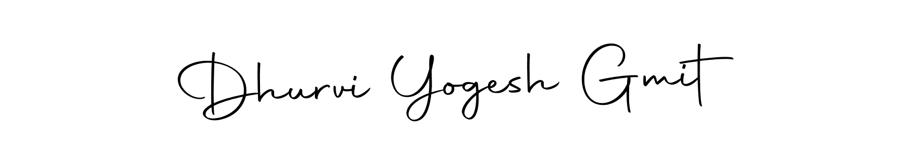 How to make Dhurvi Yogesh Gmit signature? Autography-DOLnW is a professional autograph style. Create handwritten signature for Dhurvi Yogesh Gmit name. Dhurvi Yogesh Gmit signature style 10 images and pictures png