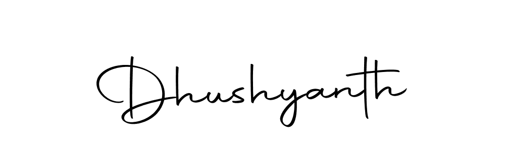 How to make Dhushyanth name signature. Use Autography-DOLnW style for creating short signs online. This is the latest handwritten sign. Dhushyanth signature style 10 images and pictures png