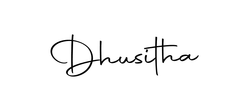 Dhusitha stylish signature style. Best Handwritten Sign (Autography-DOLnW) for my name. Handwritten Signature Collection Ideas for my name Dhusitha. Dhusitha signature style 10 images and pictures png