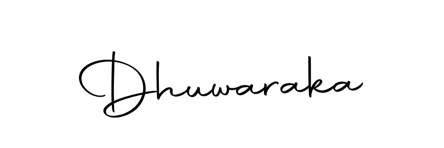 How to make Dhuwaraka signature? Autography-DOLnW is a professional autograph style. Create handwritten signature for Dhuwaraka name. Dhuwaraka signature style 10 images and pictures png