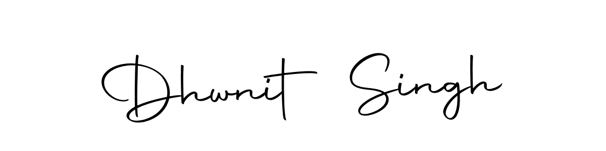 Make a beautiful signature design for name Dhwnit Singh. With this signature (Autography-DOLnW) style, you can create a handwritten signature for free. Dhwnit Singh signature style 10 images and pictures png