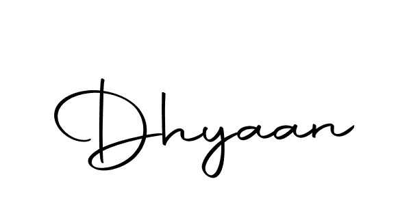 Make a beautiful signature design for name Dhyaan. With this signature (Autography-DOLnW) style, you can create a handwritten signature for free. Dhyaan signature style 10 images and pictures png