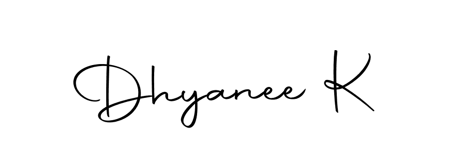 How to Draw Dhyanee K signature style? Autography-DOLnW is a latest design signature styles for name Dhyanee K. Dhyanee K signature style 10 images and pictures png